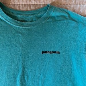 Teal Patagonia shirt